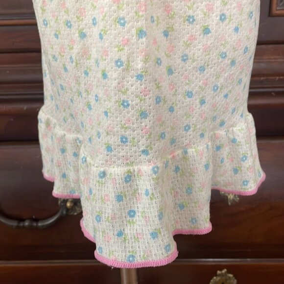 Vintage CARTERS Girls Floral Nightgown Size 12M - Picture 3 of 5